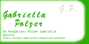 gabriella polzer business card